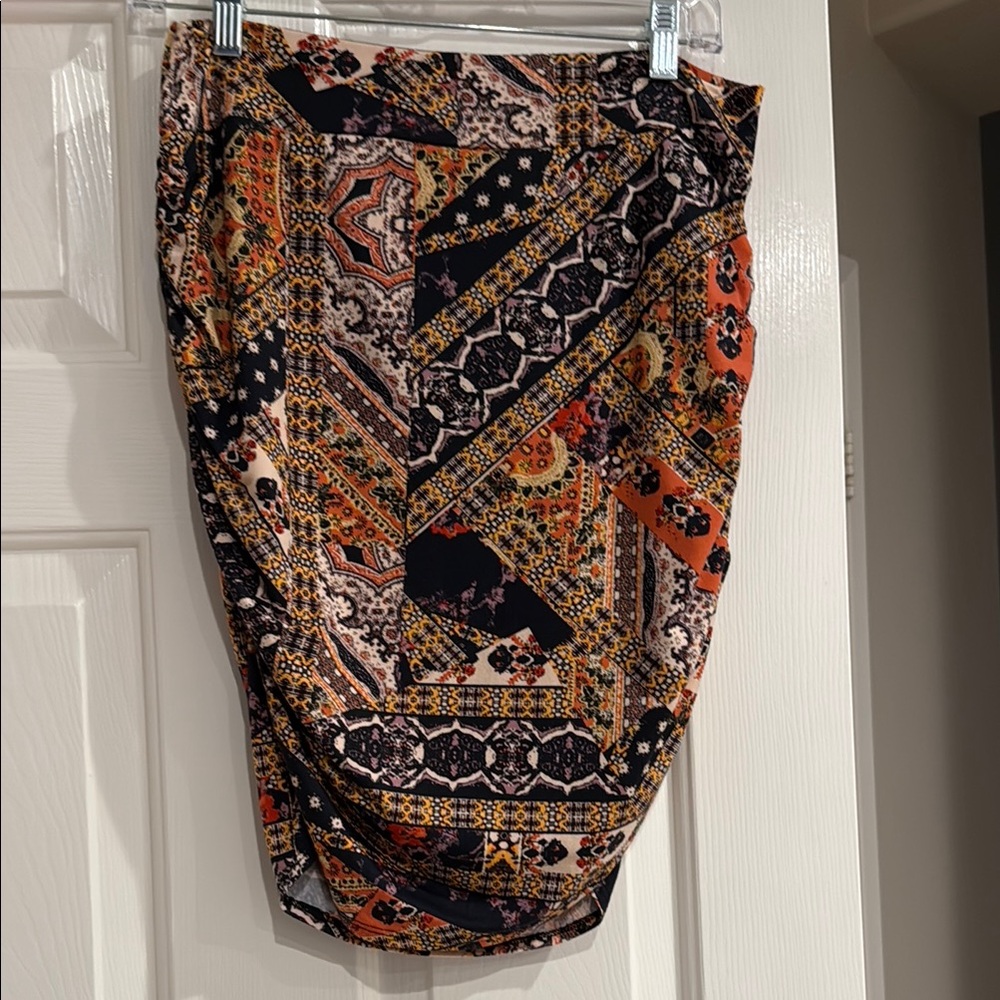 Free People Bohemian Patchwork Skirt M